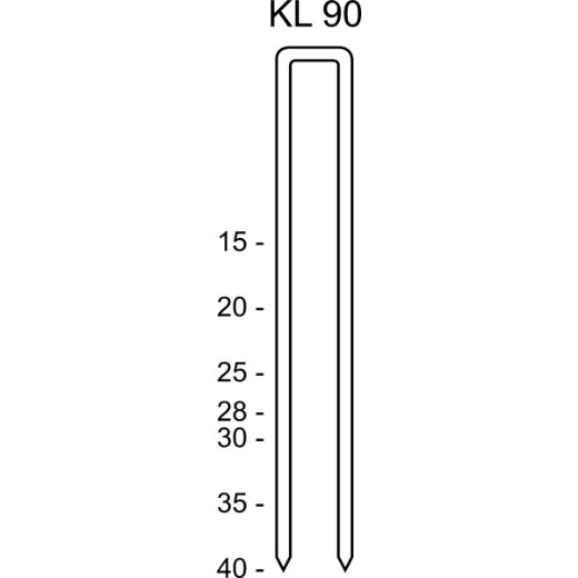 Heftklammer     KL 9028 CNKH2000